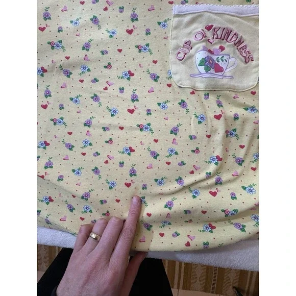 Mary Engelbreit Dream Wear  XL Nightgown Yellow Floral "Cup of Kindness" - Picture 8 of 12